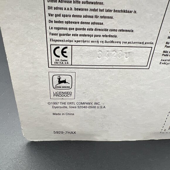 1996 Ertl  John Deere 6400 Tractor With Loader  #5929 1:64 - Picture 7 of 10